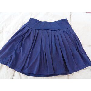 Healthyoga Small Navy Blue Skort (skirt w/ shorts), tennis yoga pickleball